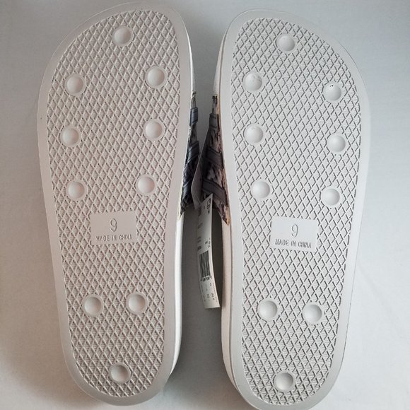 NEW Men's 5 / Women's 6 Adidas Limited Ed. Leather Snake Strap Sandals - Picture 9 of 11